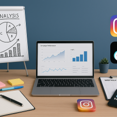 Social Media Beratung - Analytics Dashboard für TikTok Instagram Facebook Marketing